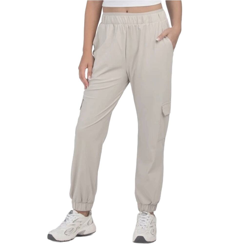 Sweaty Betty Explorer Cargo Jogger Pants Sz S New $144 Mineral Beige 27" Inseam